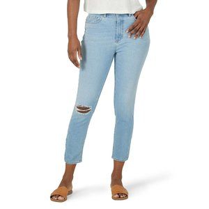 Lee Heritage Women's Skinny Ankle Jeans Light Wash 18M